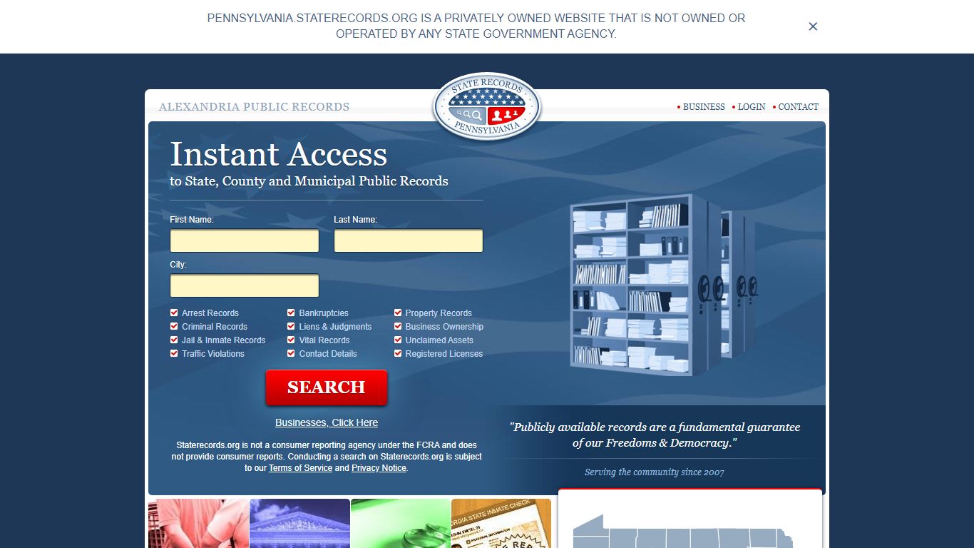 Alexandria Public Records - pennsylvania.staterecords.org